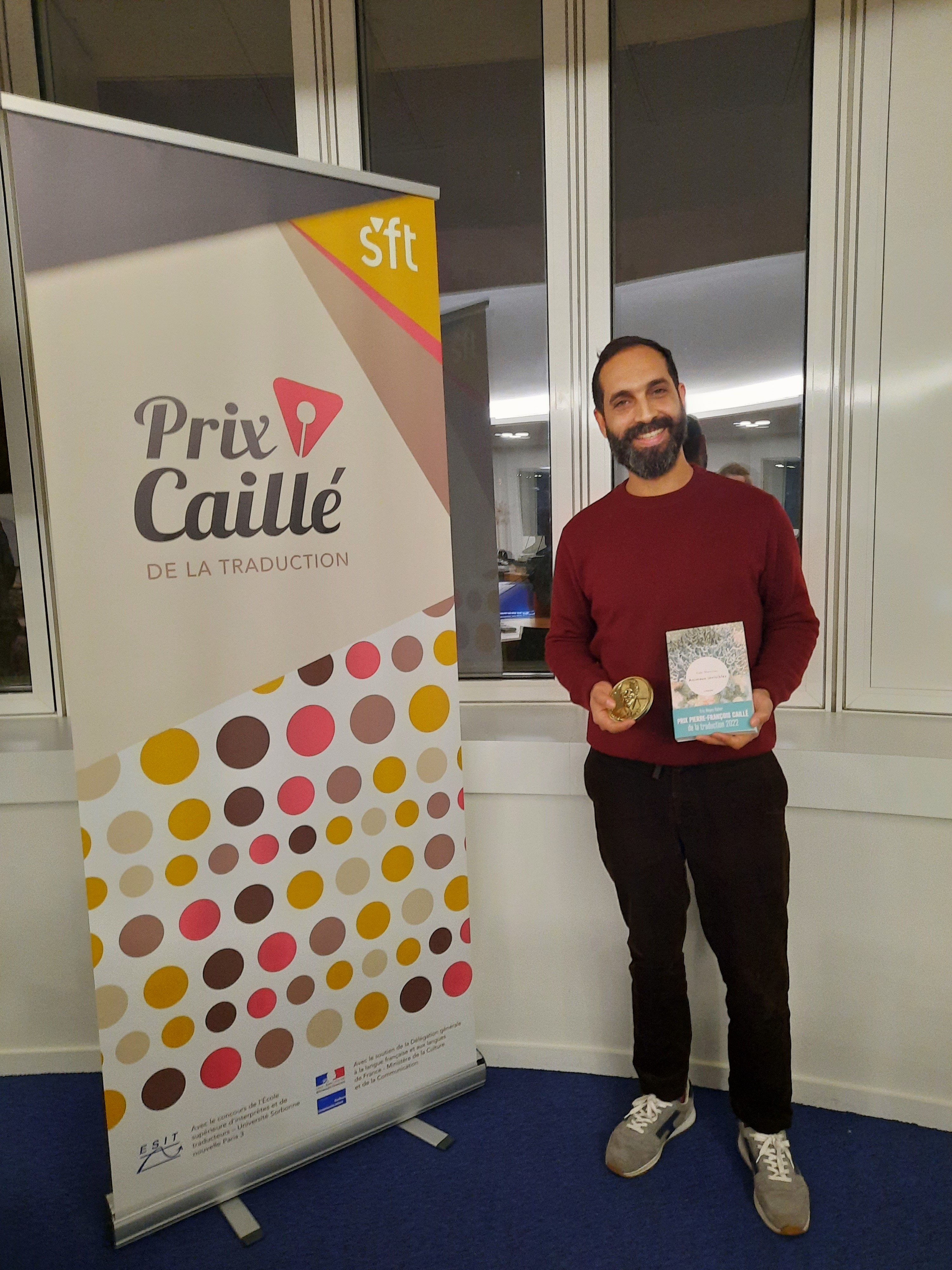 Eric Reyes Roher, lauréat 2022 du prix Pierre-François Caillé