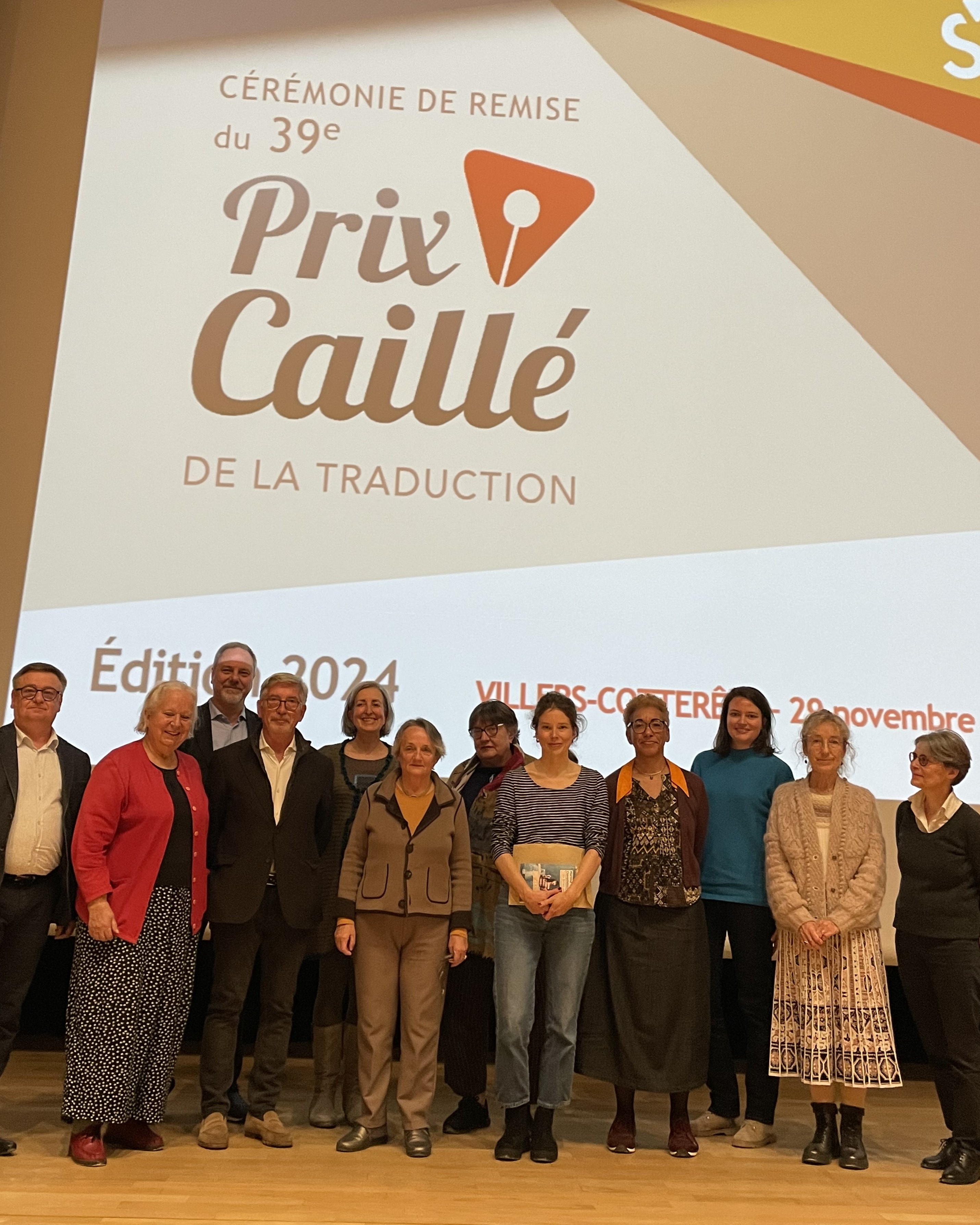 La lauréate et le jury du prix PFC 2024