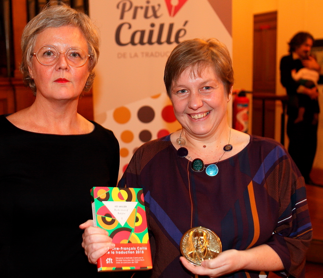 Nathalie Carré, lauréate 2018, et son éditrice, Laure Leroy Nathalie Carré, lauréate 2018, et son éditrice, Laure Leroy